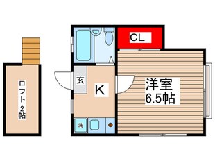 イサミハイツの物件間取画像